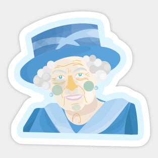 Queen Elizabeth Sticker